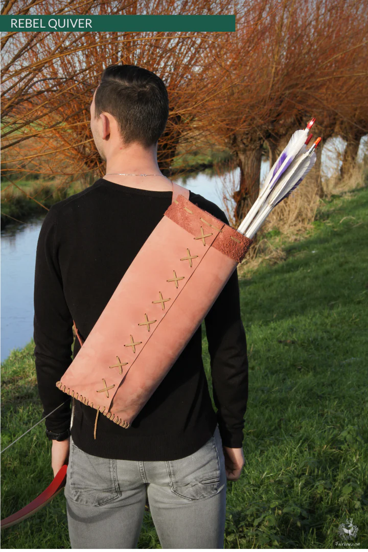REBEL BACK QUIVER CLASSIC HILL STYLE SOFT LEATHER QUIVER - Image 20