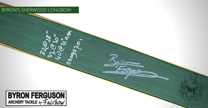 THE BYRON FERGUSON SHERWOOD AMERICAN LONGBOW BY FAIRBOW - Image 5