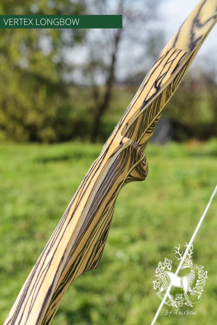 THE VERTEX BOW  66" CLEAR BACKING OVER EBONY 30 LBS @ 28 INCH RH - Image 3