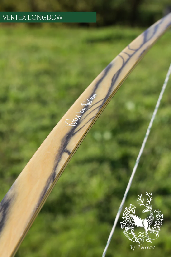 THE VERTEX BOW  66" CLEAR BACKING OVER EBONY 30 LBS @ 28 INCH RH - Image 7