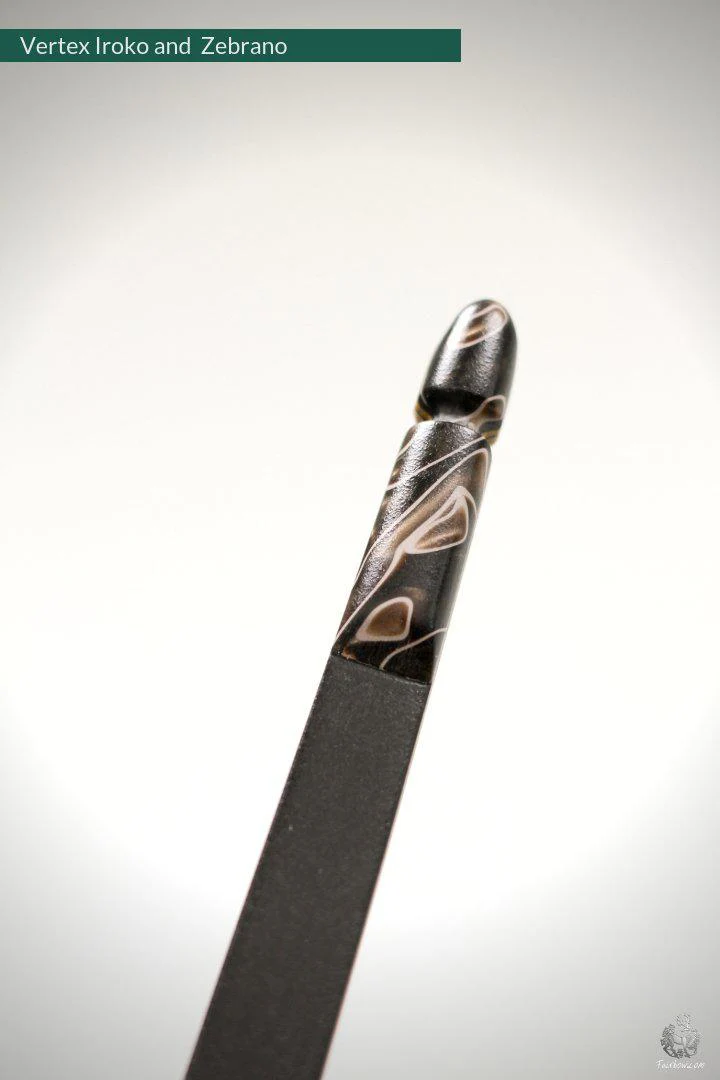 THE VERTEX BOW R-D 68" IROKO AND BLACK BAMBOO-GLASS 26 LBS @ 28 INCH RH - Image 6