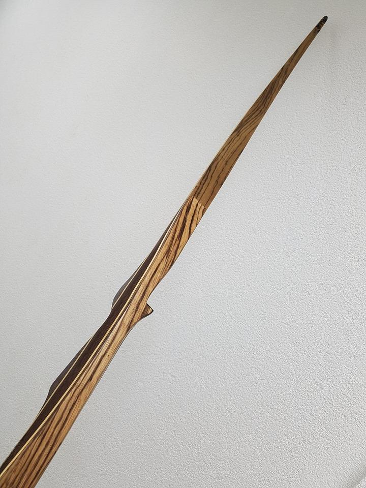 THE VERTEX AFB, 68 INCH NTN, 60 LBS @ 28 INCH ZEBRANO VENEER, ROSEWOOD AND WENGE - Image 4