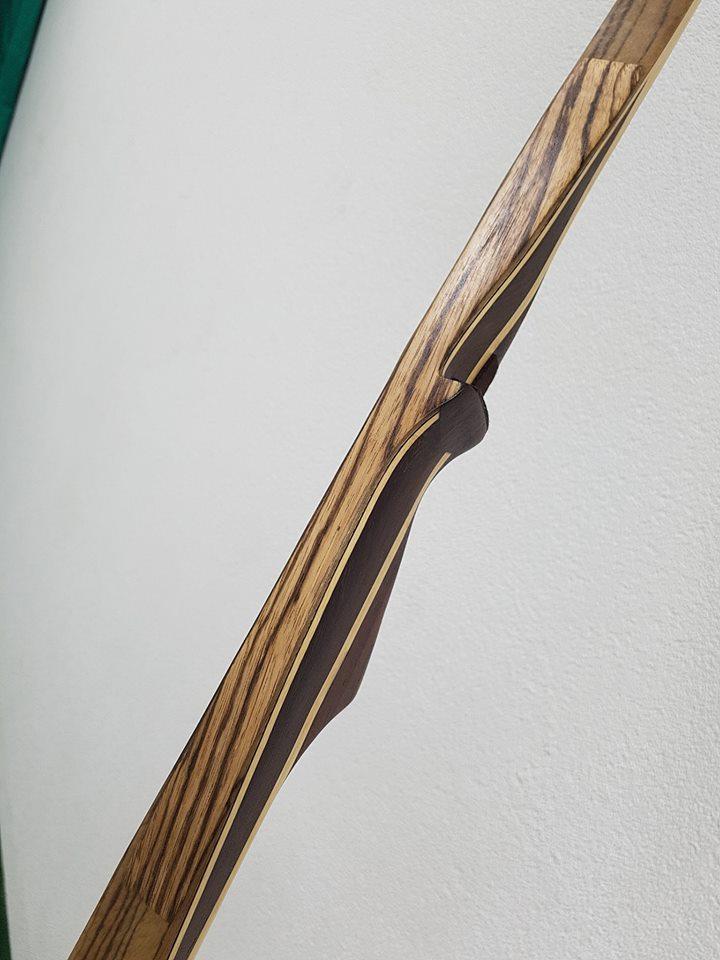 THE VERTEX AFB, 68 INCH NTN, 60 LBS @ 28 INCH ZEBRANO VENEER, ROSEWOOD AND WENGE - Image 5